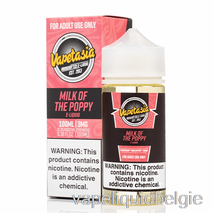 Vape Vloeibare Melk Van De Papaver - Vapetasia - 100 Ml 0 Mg